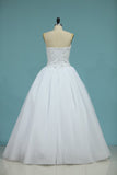 2024 Sweetheart Bridal Dresses Ball Gown Tulle White PCL7MA9N