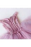2024 Homecoming Dresses Off The Shoulder A Line Tulle P78MH7D5