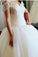 2022 Off The Shoulder Wedding Dresses A Line Tulle With Beading Court P67NHGJ5