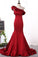 2022 New Arrival One Shoulder Evening Dresses Mermaid Satin PJ4A2A1Q