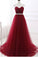 2022 Prom Dresses A-Line Sweetheart Sweep/Brush Tulle Zipper Back High PFRQY278