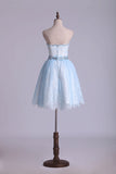 2024 Sweetheart Lace Homecoming Dress Short/Mini P5HQ83DL
