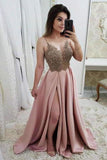 2022 Prom Dress Sweetheart Up Satin With Beads And Sequins P9XZYTMG