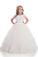 2022 Open Back Scoop Tulle With Applique Ball Gown Flower PKH8SZ3B