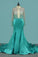 2024 Sexy Mermaid Prom Dresses Scoop Long Sleeves P3LD4Q5N