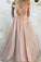 A line Off the Shoulder Sweetheart Hand Made Flowers Prom Dresses with Pockets