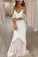 Mermaid Spaghetti Straps Cold Shoulder Wedding Dresses Prom Dresses