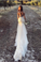 Elegant Mermaid Zipper Back Lace Tulle Long V Neck Wedding Dresses With Appliques