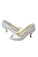 Beautiful White Peep Toe High Heel Handmade Comfy Wedding Shoes