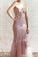 Sweetheart Strapless Lace Mermaid Prom Dresses Tulle Long Party Dresses