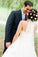 Charming A-Line Spaghetti Straps Ivory V-Neck Lace Sleeveless Wedding Dresses