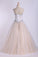 2022 Quinceanera Dresses Sweetheart Beaded Neckline And Waistline Ball Gown PM7KJB4L