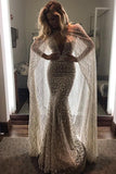 2024 Spaghetti Straps Wedding Dresses Mermaid Lace With P8AT1M18