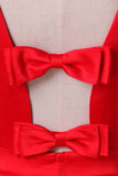 2024 Bateau Neckline A-Line Wedding Dresses With Handmade Bowknot Organza & P7KMA4SA