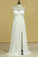 2022 Plus Size Scoop A Line Prom Dresses Chiffon With Beads And Ruffles Floor PDRS4CXZ