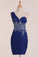 2022 New Arrival One Shoulder Ruched Bodice Homecoming Dresses P4FJYP3F