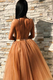 Ball Gown Tulle V Neck Homecoming Dresses with Appliques, Short Prom STG20392