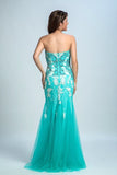 2022 Prom Dresses Strapless Mermaid With Beading PN9Z9ZMA