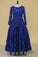 2024 Dark Royal Blue Long Sleeves A Line Tulle With PTF3GKQC