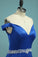 2022 Prom Dresses Off The Shoulder Beaded Waistline Spandex PHSX573P