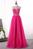 2022 Prom Dresses Scoop Organza A Line With PGENXYN6