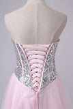 2024 Homecoming Dresses A Line Sweetheart With Beads&Sequins PZ3DS7JY