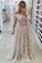 2022 Off The Shoulder Long Sleeves Lace A Line With Beads And Sash P5QCKMMJ