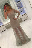 2022 One Sleeve Lace Mermaid One Shoulder Prom Dresses PP7K25Q5
