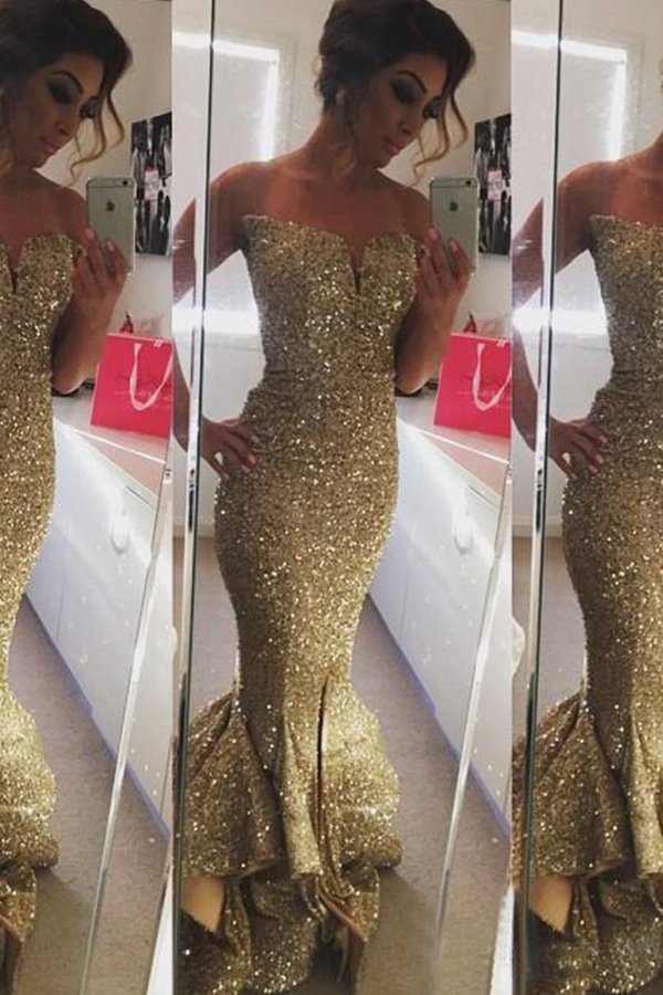 2022 New Style Prom Dresses Sequined Zipper PP19NDBE