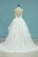 2022 New Arrival Straps Open Back Wedding Dresses A Line Organza PY717KQA