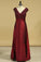 2022 Prom Dresses A Line V Neck With PBBAY6C8