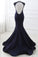 2022 Mermaid V Neck Satin Evening Dresses With Beading P4TGYKGC