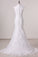 2022 Mermaid V Neck Wedding Dresses Tulle With Applique And Sash P3P818HQ