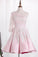 2022 One Sleeve Bicolor Homecoming Dresses Satin A PFZMF58D