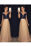 2022 Prom Dresses A Line Scoop Tulle With Applique And Beads P3NN79LY