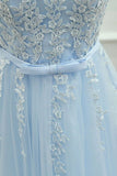 2024 Homecoming Dresses Scoop Tulle With Applique And Sash P2DD8BX5