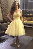 2024 Strapless Homecoming Dresses Knee Length P8QPM5EY