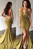 2022 New Arrival Halter Open Back Spandex With Applique Mermaid PZYH8F52