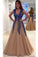 2022 Prom Dresses V Neck Tulle With Beading Sweep PZ756NA4