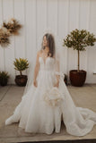 Ball Gown Sweetheart Wedding Dresses With Appliques Beach Wedding STGPH5FC74F