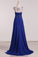 2022 Prom Dresses Scoop Chiffon With Beading And PKSN681N