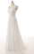 A Line Sweetheart V Neck Beads Appliques Flower Embroidery Backless Sequins Prom Dresses
