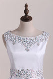 2022 New Arrival Scoop With Beading Satin Flower PS52EM8P
