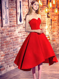 A-Line/Princess Sleeveless Sweetheart Satin Short/Mini Dresses TPP0008608