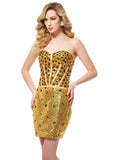 Sheath/Column Sweetheart Sleeveless Short Sequins Dresses TPP0004378