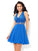 A-Line/Princess V-neck Applique Sleeveless Short Chiffon Cocktail Dresses TPP0003159