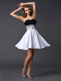 A-Line/Princess Sweetheart Sleeveless Beading Short Chiffon Homecoming Dresses TPP0008241