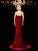 Sheath/Column Sweetheart Sleeveless Long Velvet Dresses TPP0009143