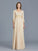 A-Line/Princess V-neck Ruffles Chiffon Floor-Length Mother of the Bride Dresses TPP0007385