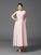 A-Line/Princess Jewel Lace Sleeveless Long Chiffon Mother of the Bride Dresses TPP0007262